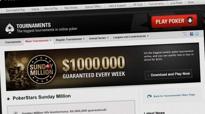 Vídeos de póker: Aniversarios del Sunday Million