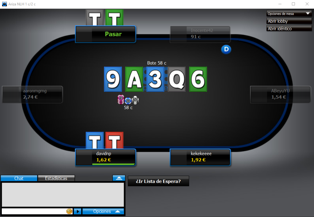 personalizar tu mesa de póker